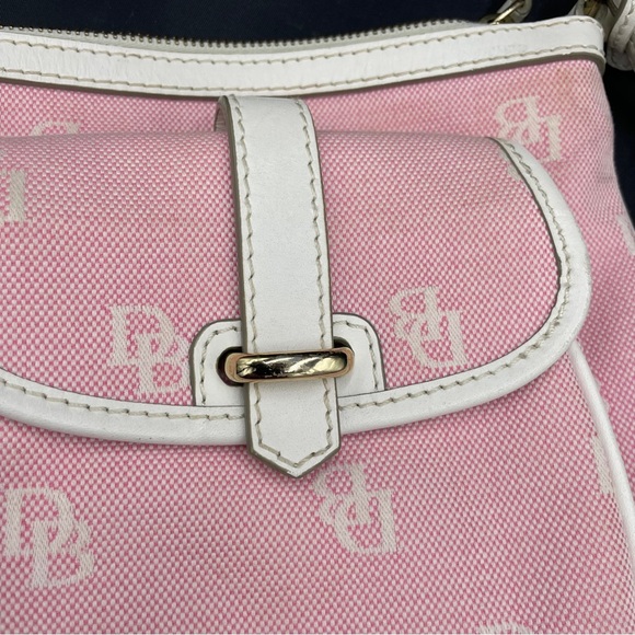 Dooney & Bourke Pink and White Crossbody Bag - Picture 7 of 8